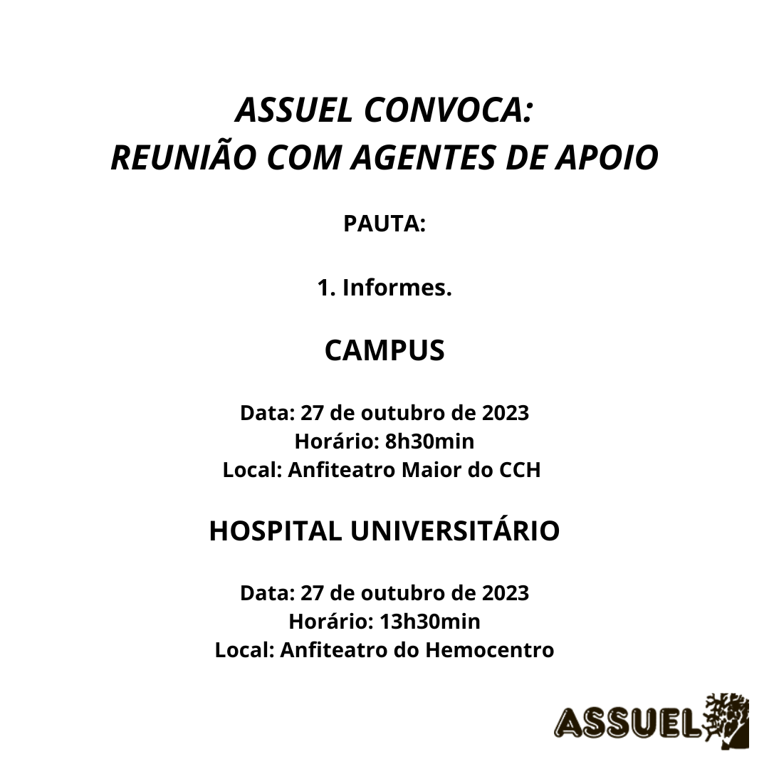Reunião - Agentes de Apoio
